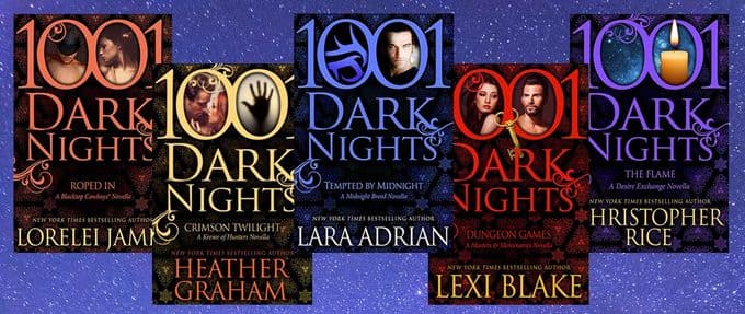 1001 dark nights, a romantic novella series