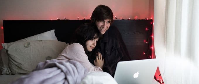 couple watching new romance movies on netflix